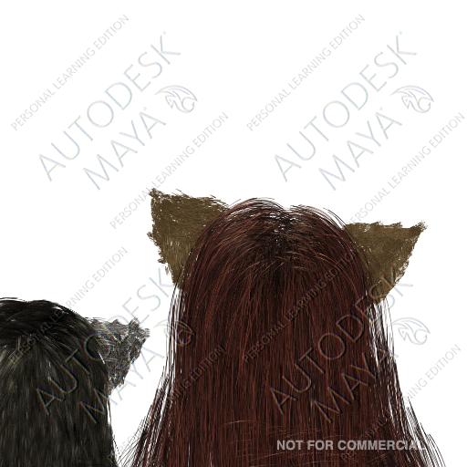 Mother and Daughter(back view)