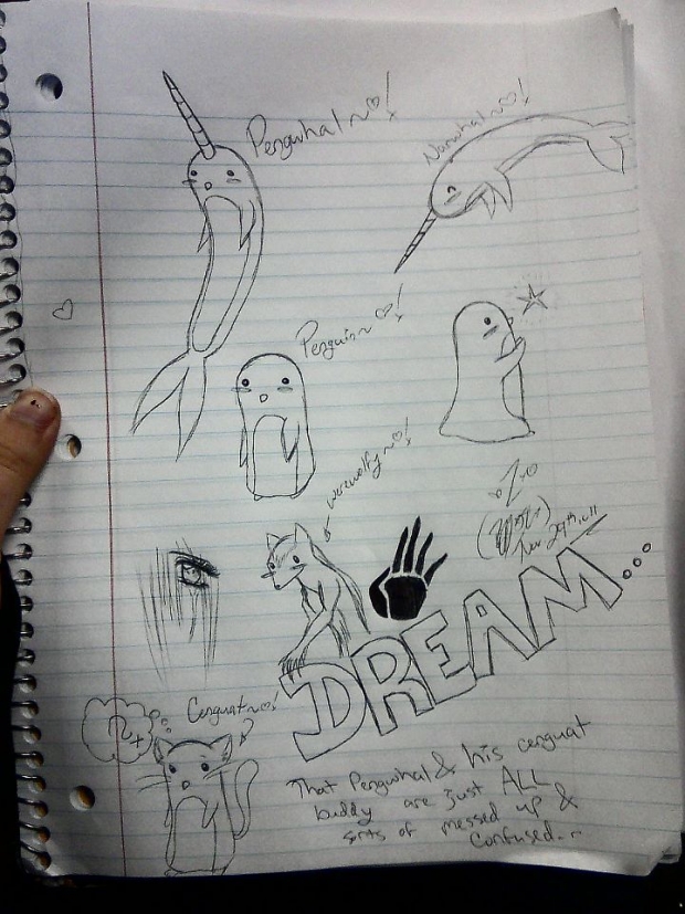 Pengwhal on the page...O_o