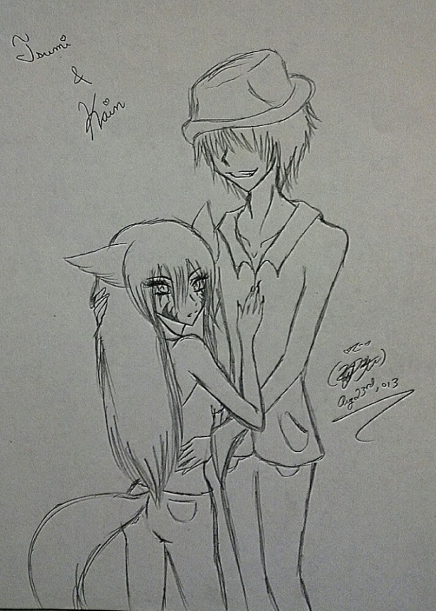 Tsumi and Kain (for an RP I'm doing on Skype)