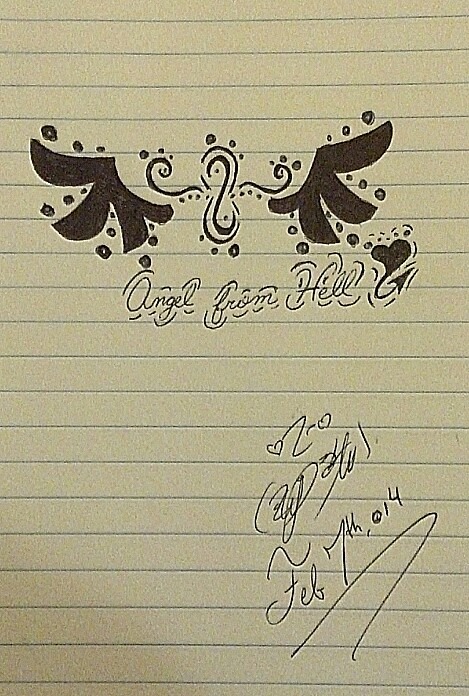 Tattoo Design: Angel From Hell