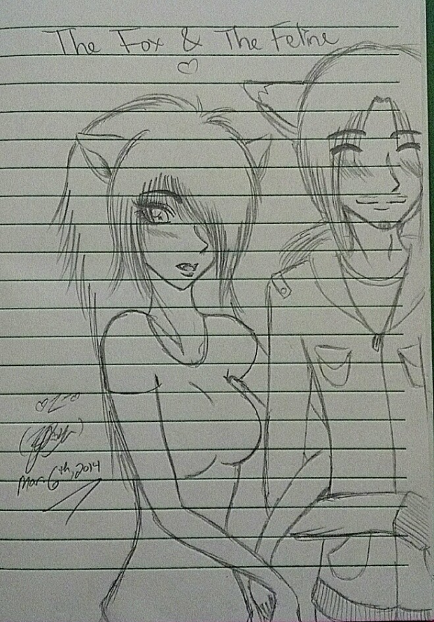 The Fox and The Feline: Hooking Arms