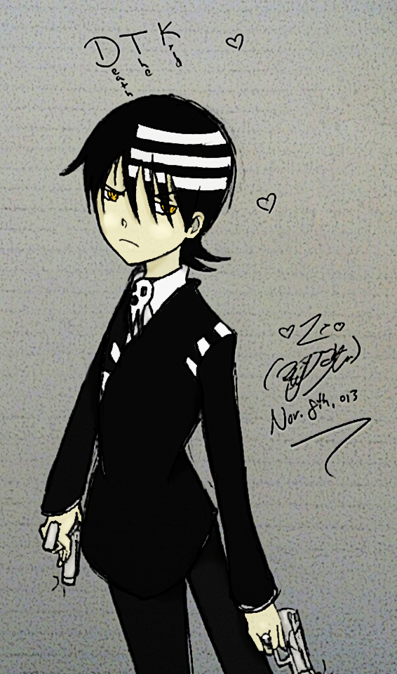 Death The Kid: Colored In