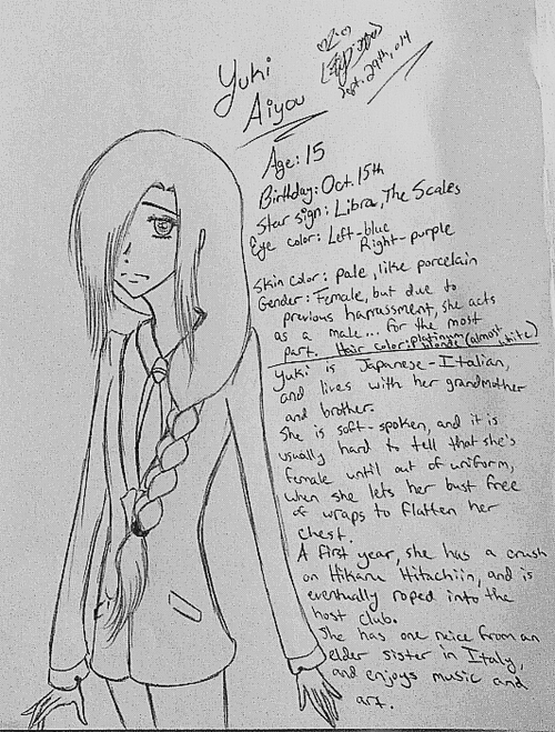 OHSHC OC: Yuki Aiyou