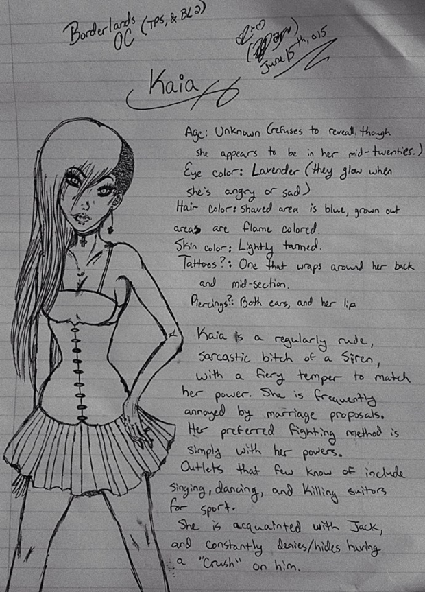 Borderland TPS and 2 OC