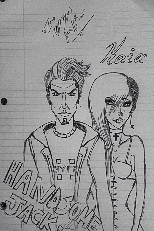 Kaia and Handsome Jack