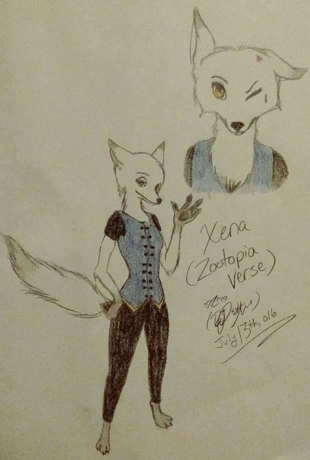 Xena (Zootopia verse OC)