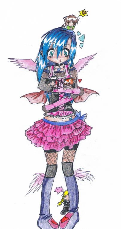 Crystal And Her Chibi Peeps