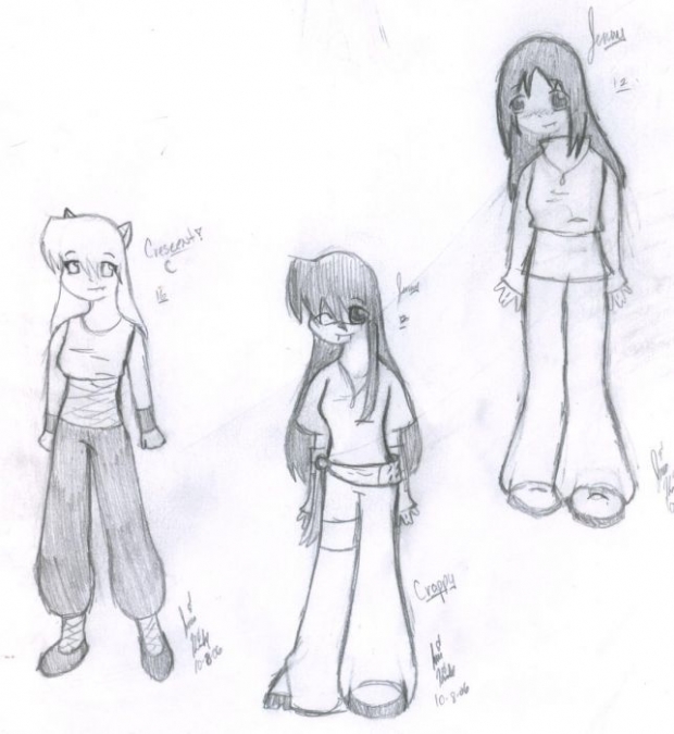 My Old Characters, In My New Style!