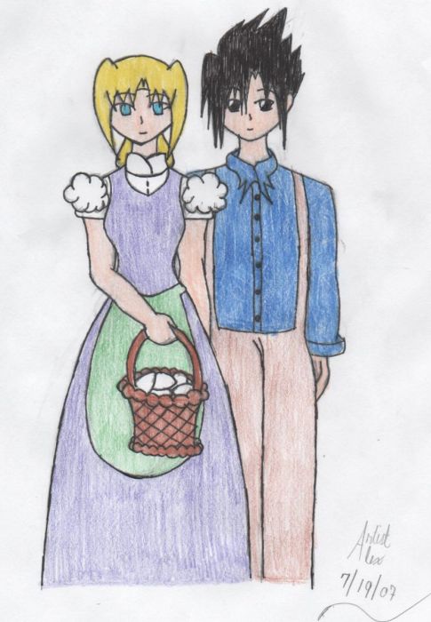 Amish Animated Couple