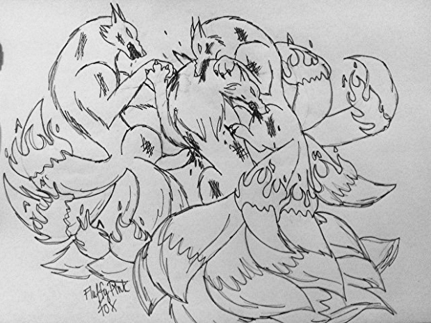 I'll See You In Hell! Line Art