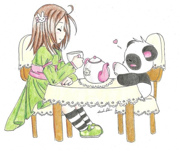 tea time for panda