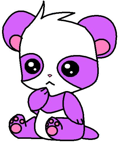 purple panda