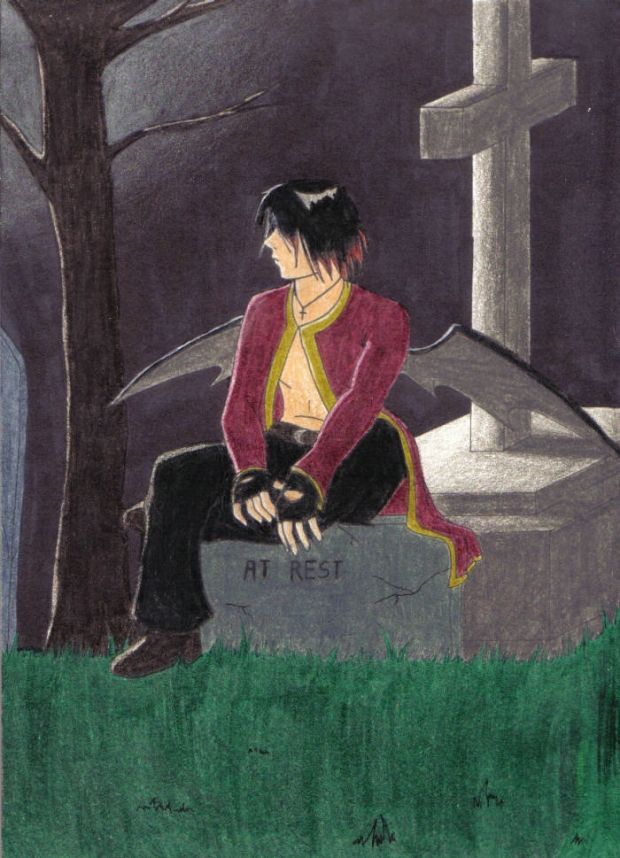 Contemplation Among The Graves