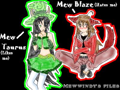 Ele-mew-tal Mews-taurus And Blaze