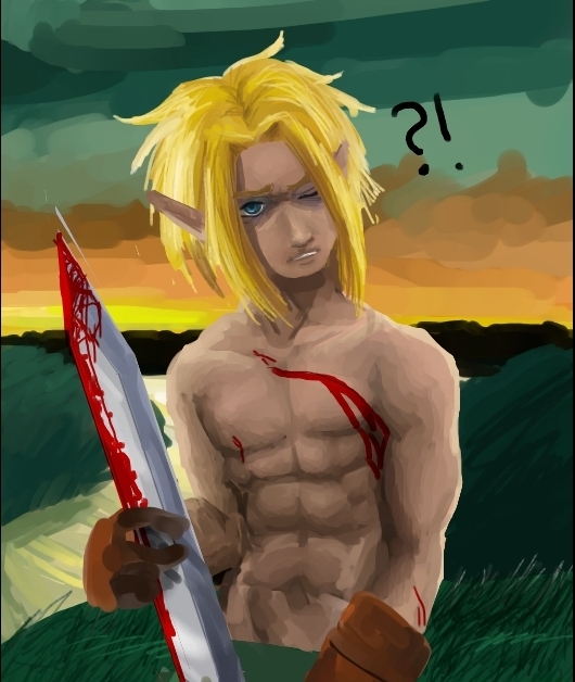Link No Shirt Argh