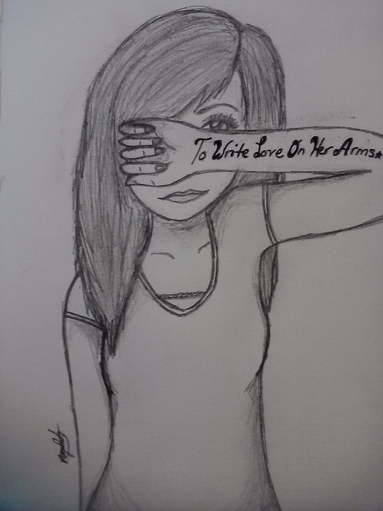 to write love on her arms