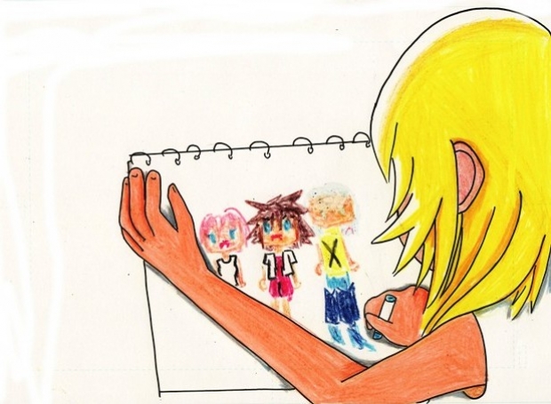 Kingdom Hearts: Chain of Memories: Drawing While Wishing
