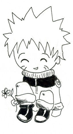 Naruto With Flower