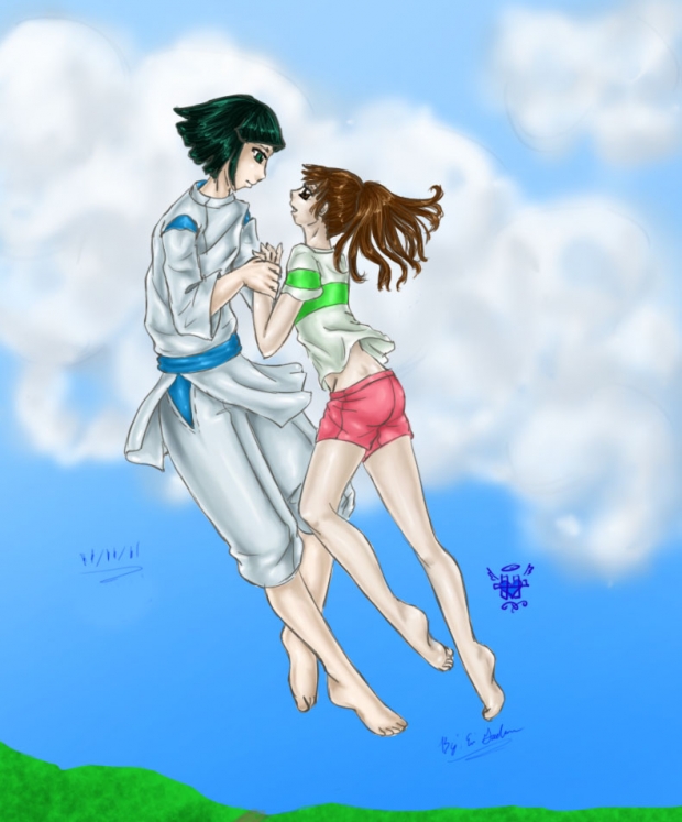 Haku and Chihiro - Flight.