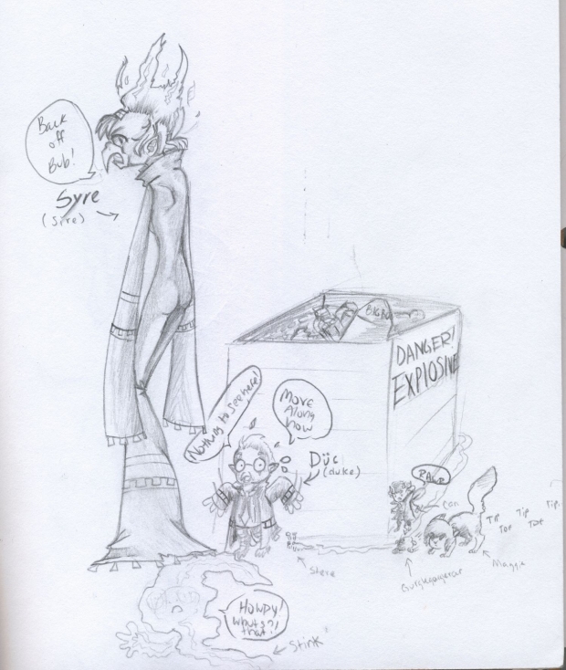 Character Sketchs: Syre + Duc