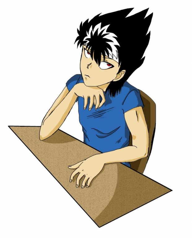 A Bored-Looking Hiei