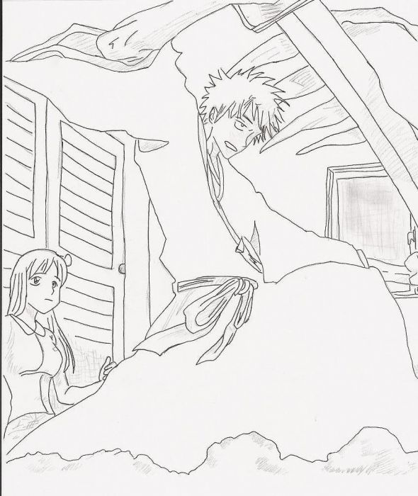 Ichigo N Orihime *penned*