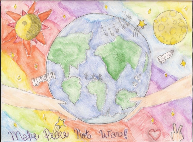 Backdrop for Art Fest