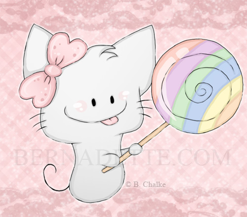 Kitty Likes Lollipops