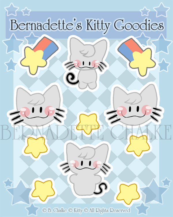 Kitty Sticker Set
