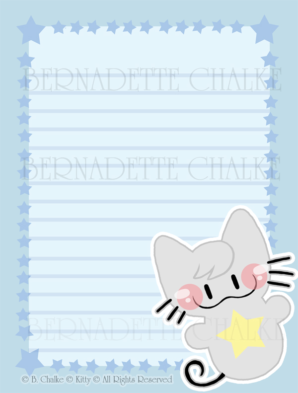 Kitty Stationary