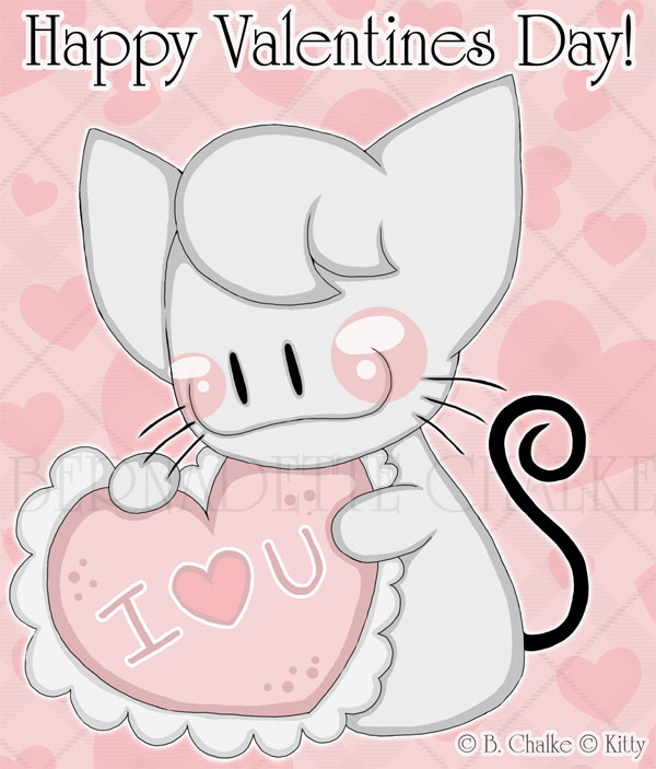 Happy Valentines Day Kitty