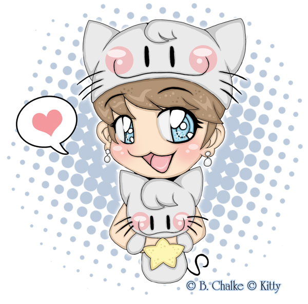 Bernadette and her Kitty