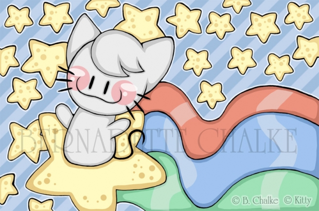 Kitty Shooting Star Wish