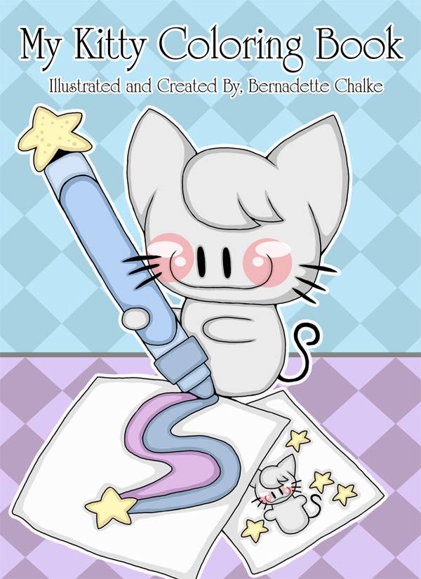 My Kitty Coloring Book Cover