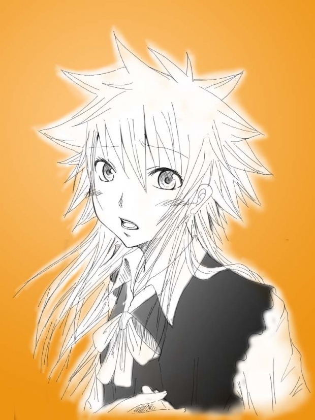 Female Tsuna Lineart XD