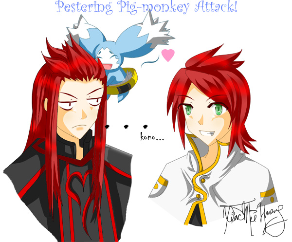 Pestering Pig-monkey Attack!