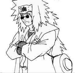 Jiraiya Uncolored