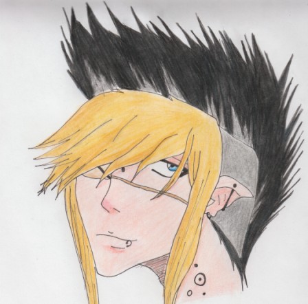 Hair gel and lip rings