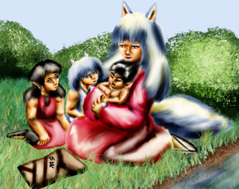 Yokosha With Baby Hiei