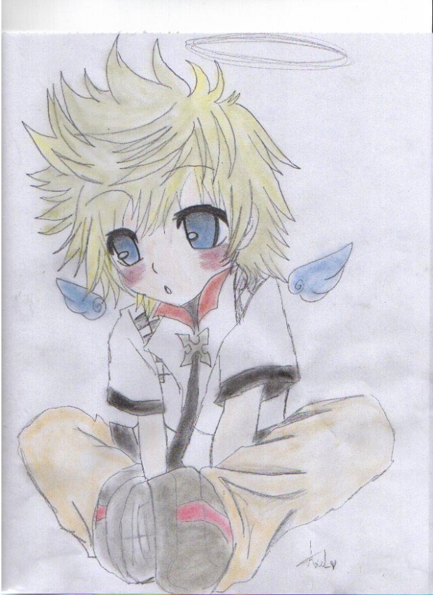 Chibi Roxas..colored