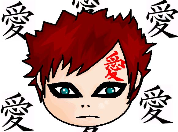 Chibi Gaara Face