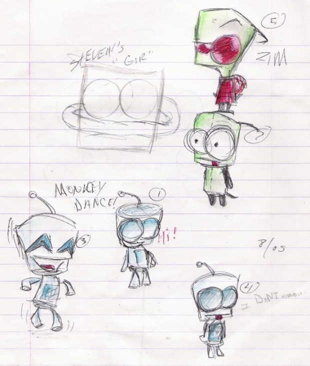 Zim Doodles