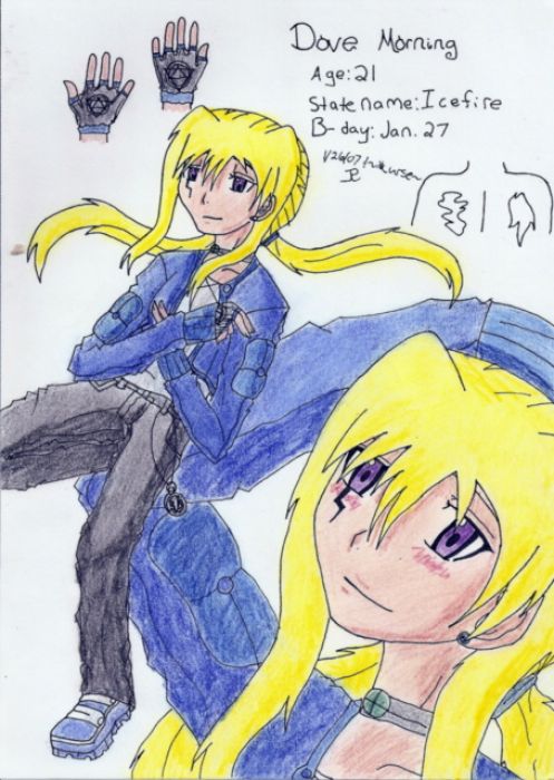 My Third Fma Oc, Dove Morning