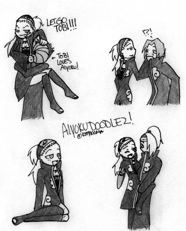 Akatsuki And Aiyoku Doodles!