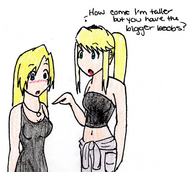 a typical Winry and Emma moment