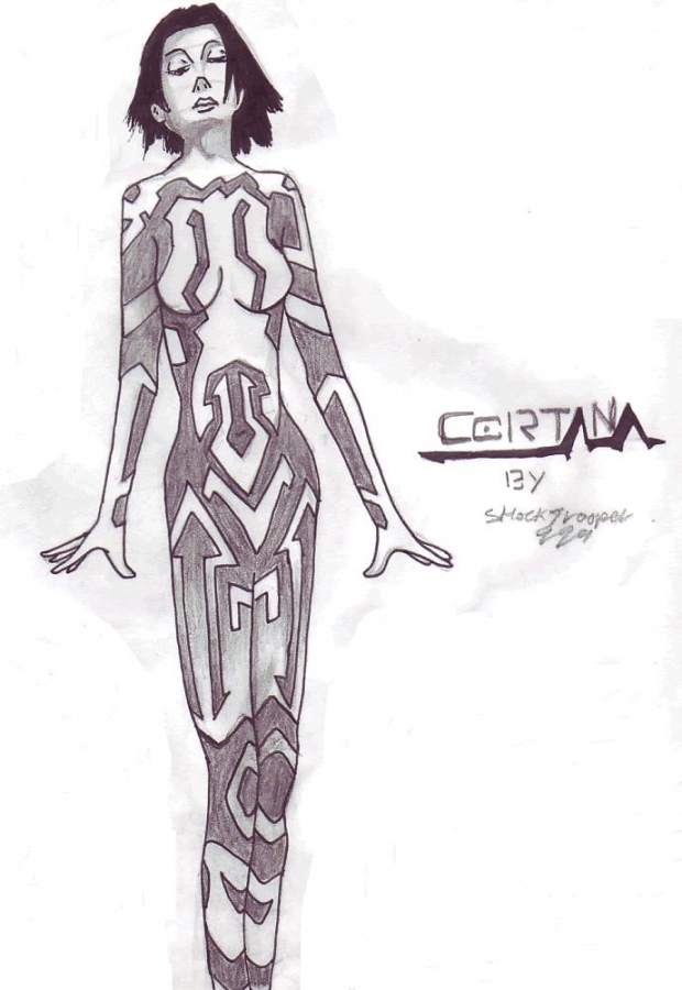 Cortana From Halo Graphic Novel