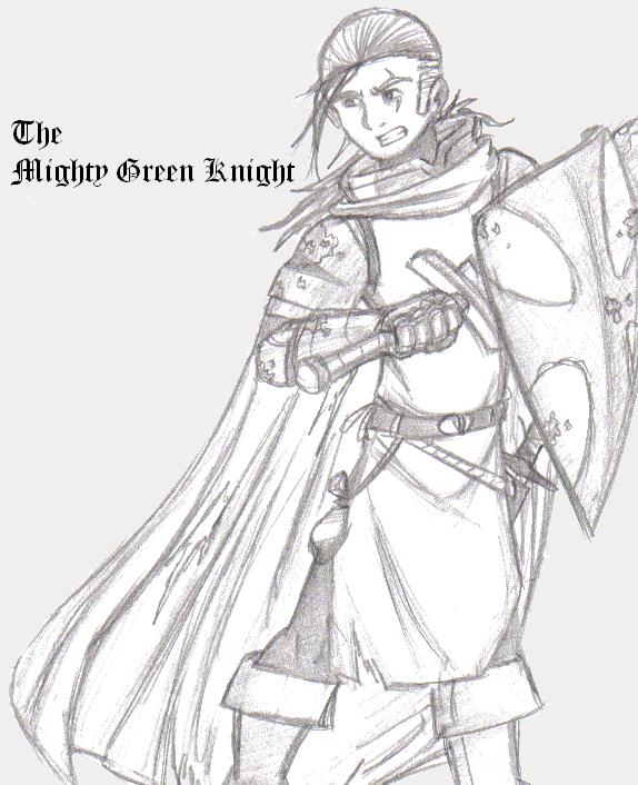 Green Knight Penciled