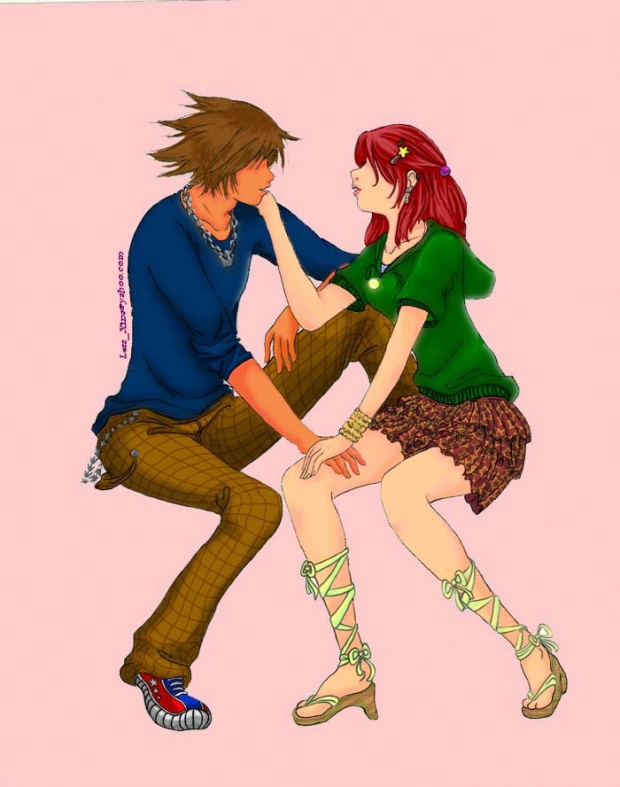 Older Sora & Kairi