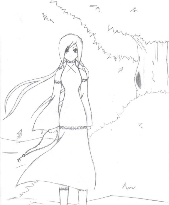 A Girl....in The Wind...with A Key