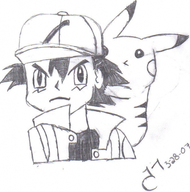 Ash And Pikachu~